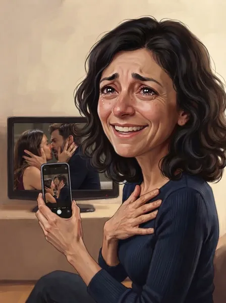 La caricatura della mamma