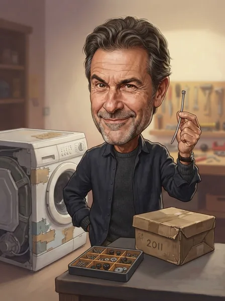 La caricatura di Carlo