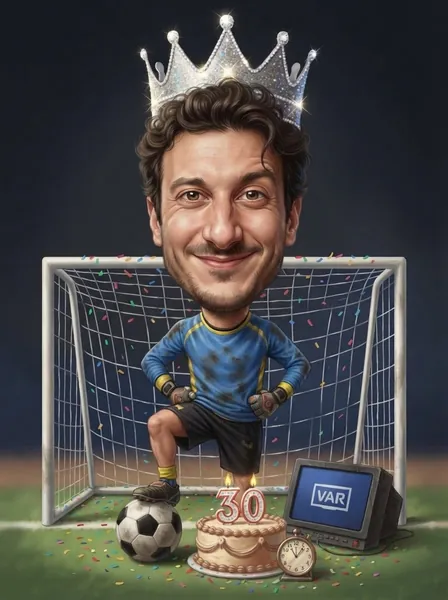 La caricatura di Davide